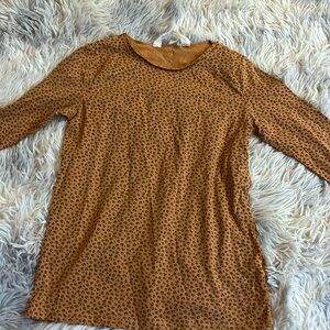 Kids leopard print long sleeve shirt ⭐️NEVER WORN⭐️